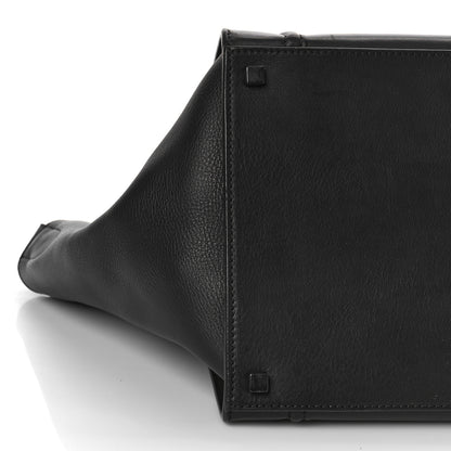 Celine Grained Calfskin Medium Phantom Luggage Black 8 of 9