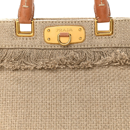 Prada Lino Tote Corda 9 of 11