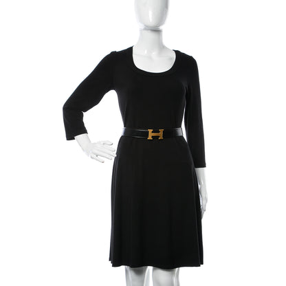 Hermes Box Togo 32mm H Belt 90 Black Gold 2 of 7