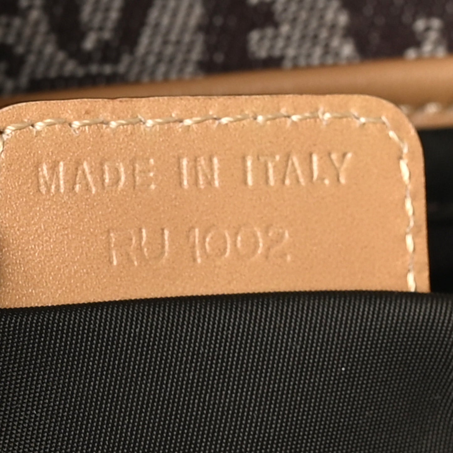 Monogram Saddle Bag Brown