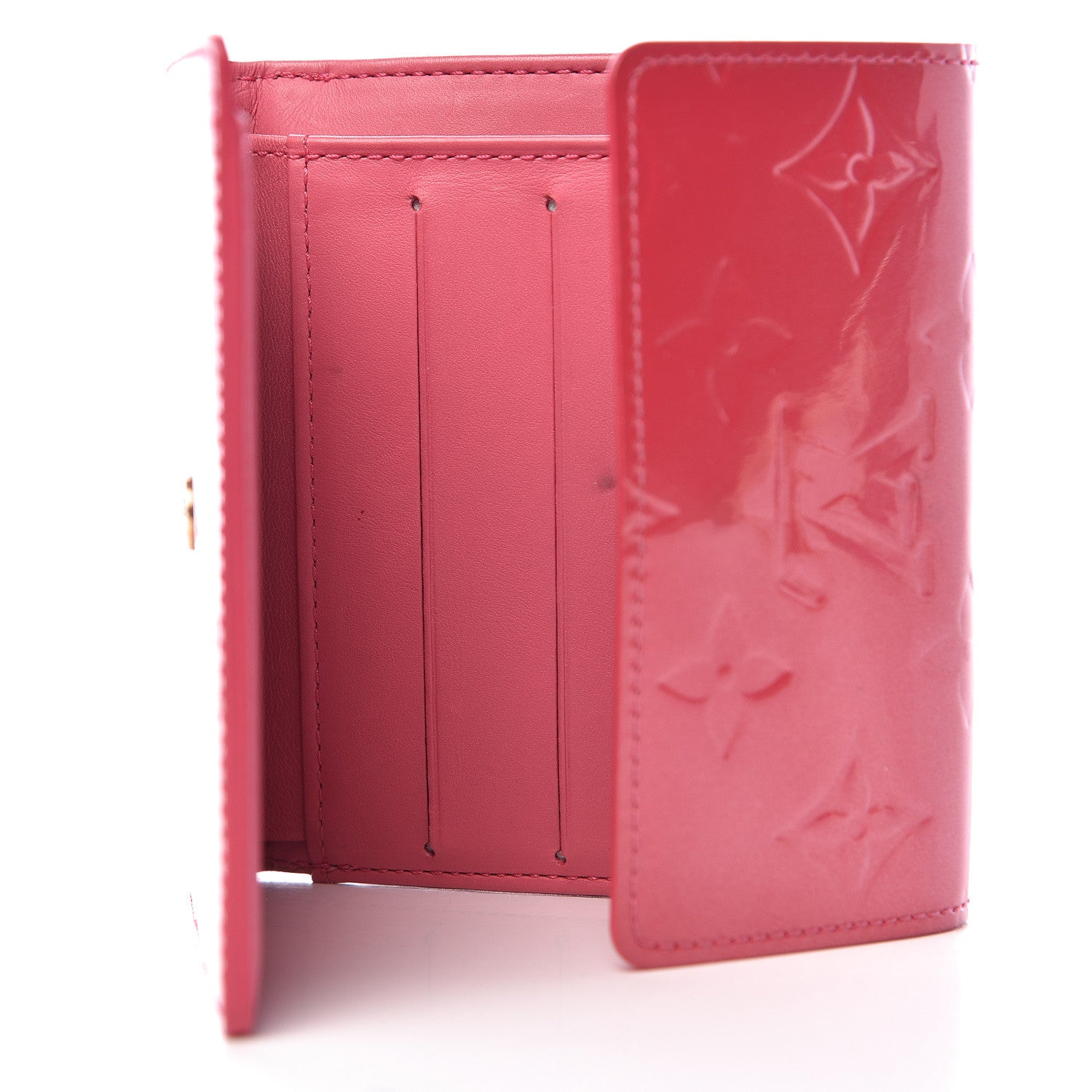 Louis Vuitton Vernis Elise Wallet Framboise 5 of 8