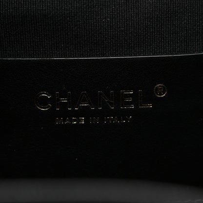 Chanel Caviar Quilted Chain Large Shopping Tote With Coin Purse Black 6 of 11
