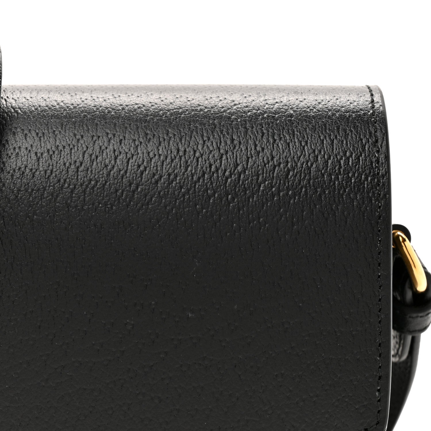 Gucci Dollar Calfskin Vertical Horsebit 1955 Crossbody Bag Black 8 of 11