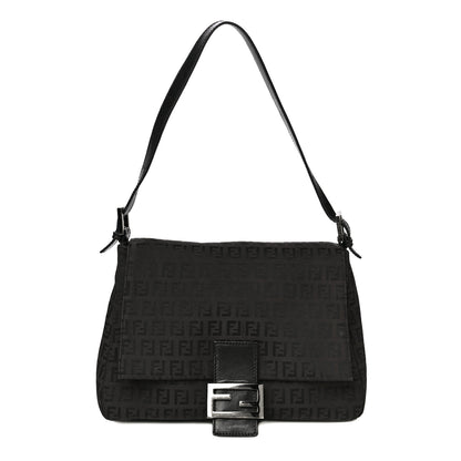 Fendi Zucchino Mama Baguette Black 1 of 16