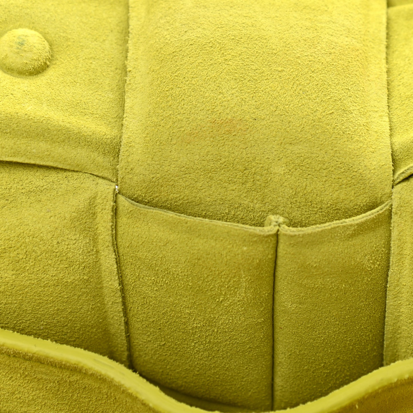 Suede Maxi Intrecciato Padded Chain Cassette Crossbody Bag Kiwi