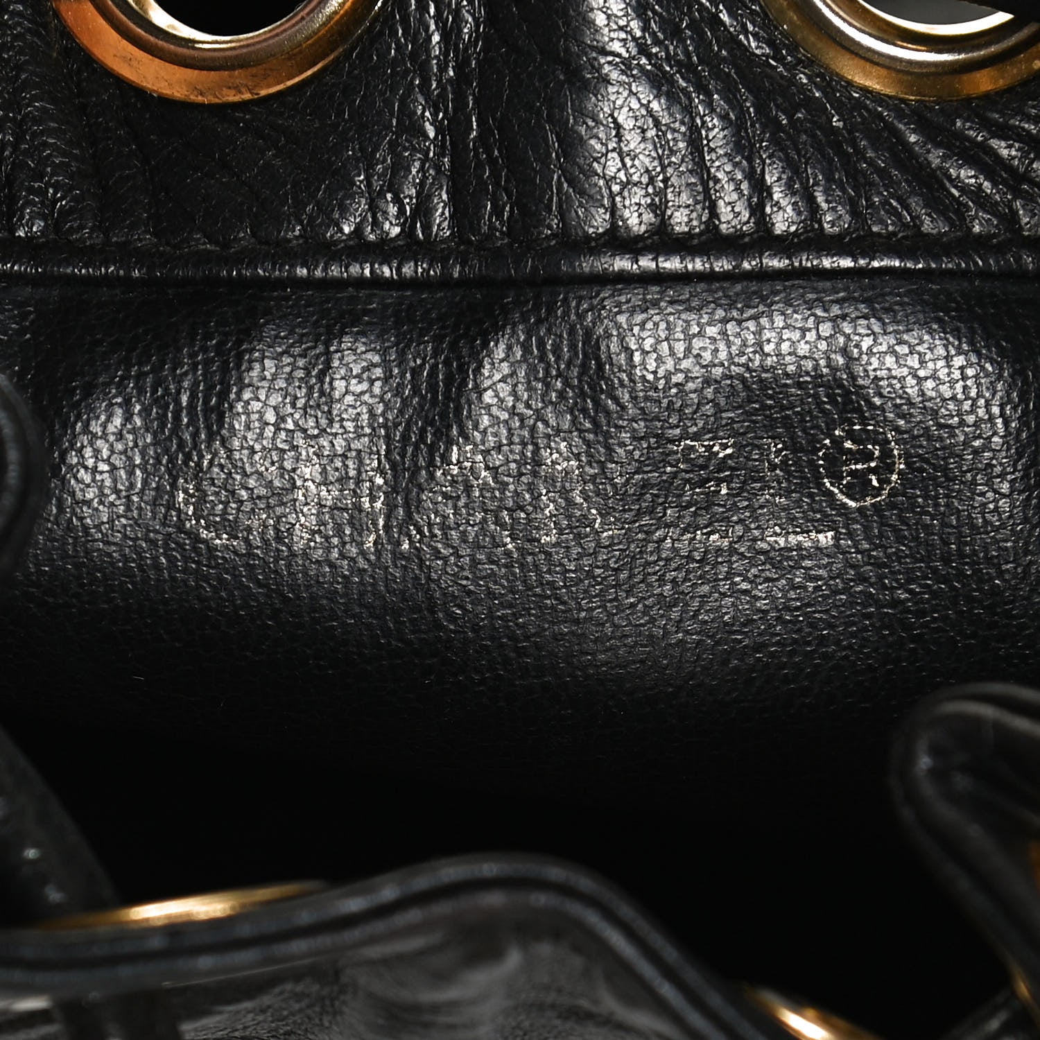 Chanel Lambskin Mini CC Drawstring Bag Black 6 of 12