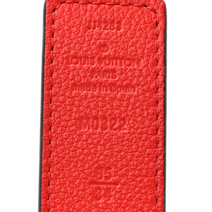 Louis Vuitton Monogram 30mm LV Initiales Reversible Belt 85 34 Coquelicot 5 of 8
