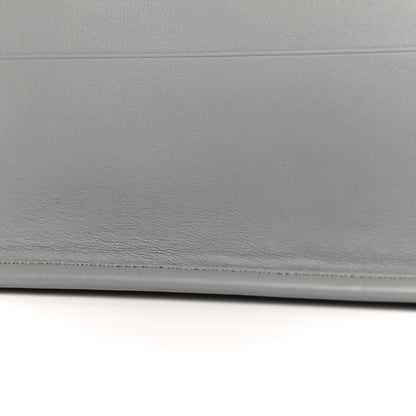Christian Dior Calfskin Embossed Medium Book Tote Grey 14 of 20