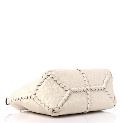 Bottega Veneta Cervo Deerskin Medium Shoulder Bag White 4 of 14