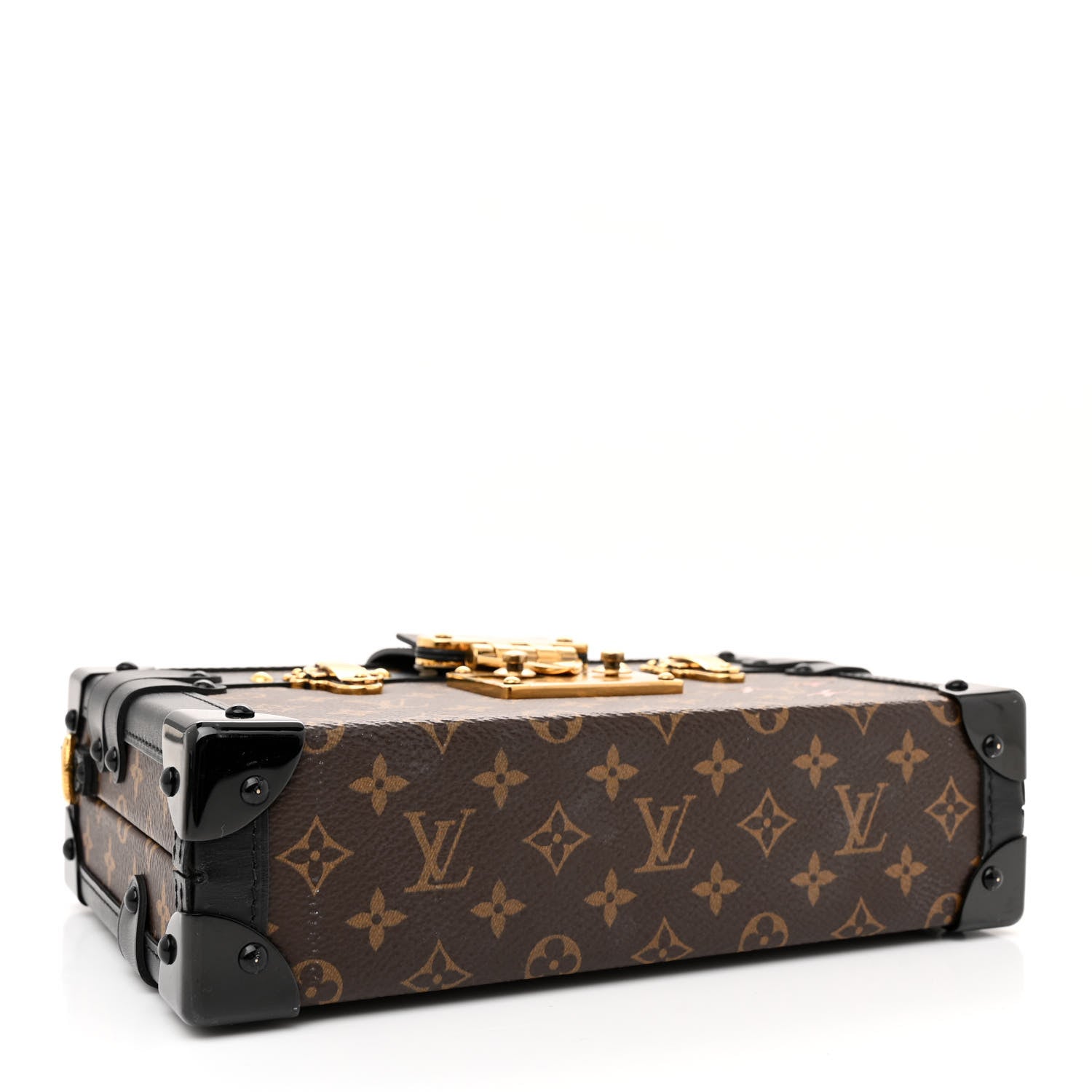 Louis Vuitton Monogram Petite Malle Black 4 of 10
