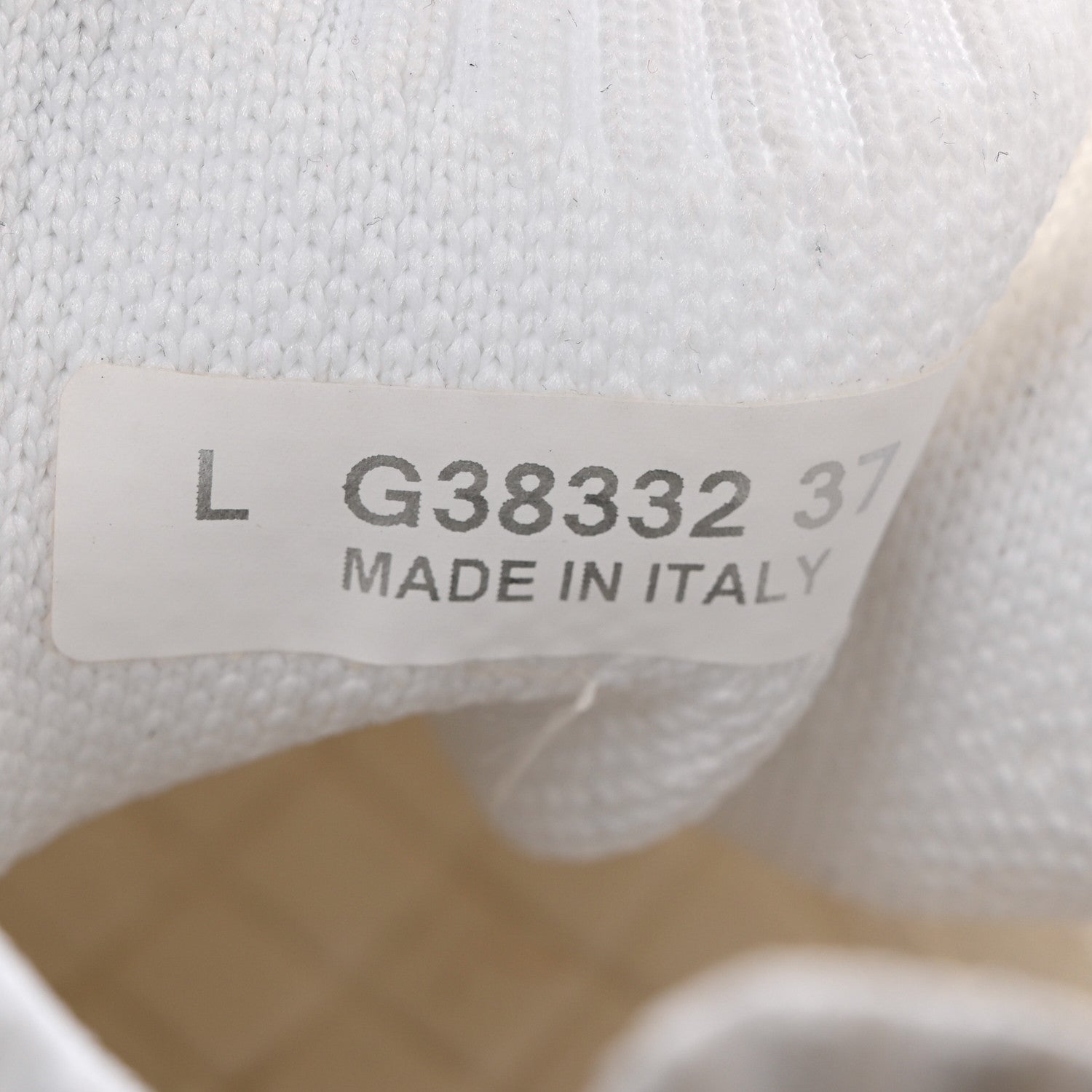 Chanel Fabric Logo Sneakers 37 White 11 of 11