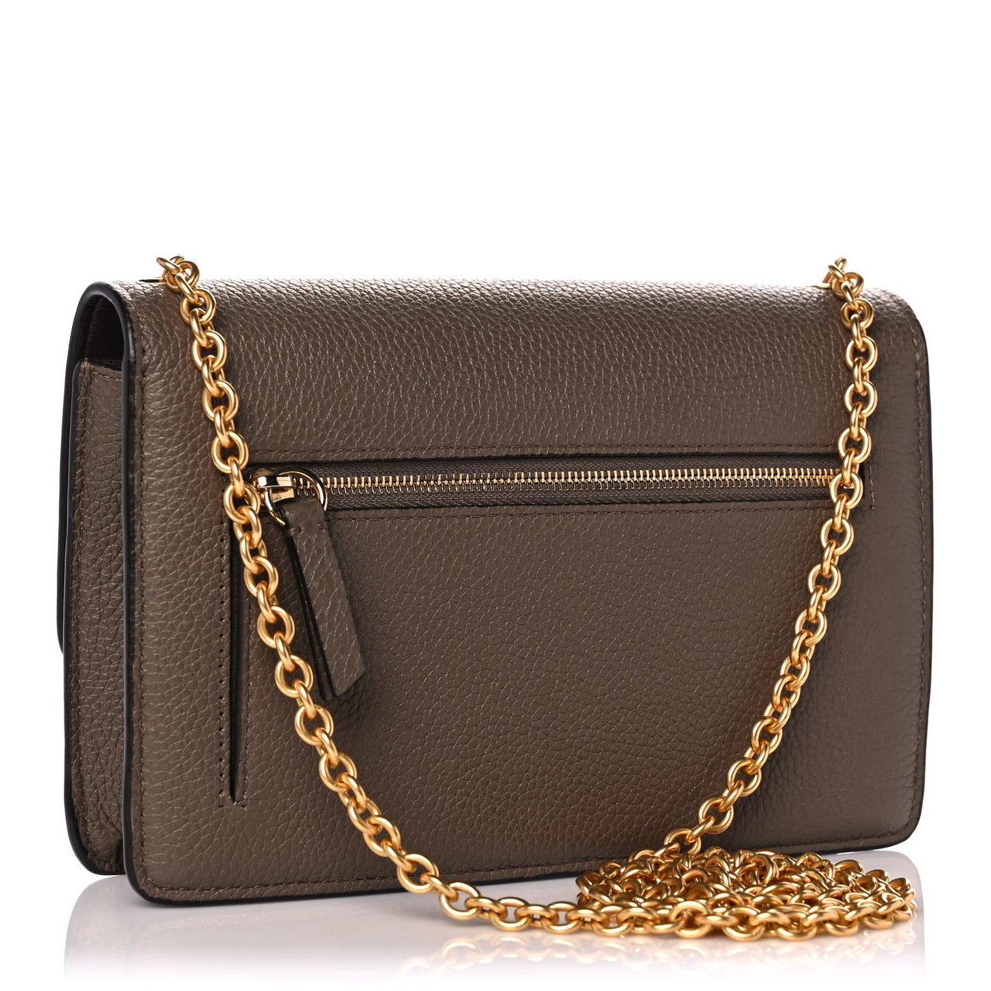 Small Classic Grain Calfskin Small Darley Clay