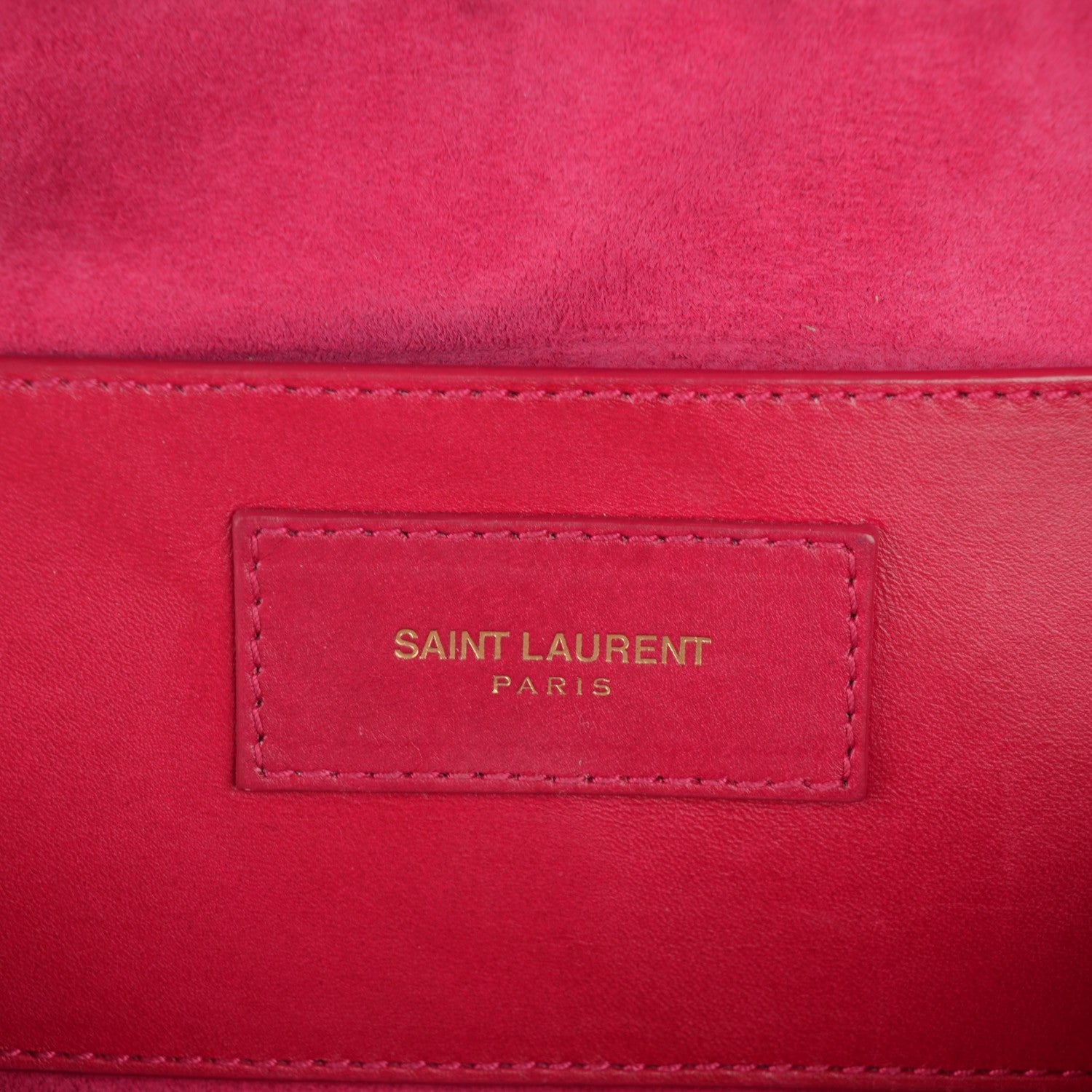 Saint Laurent Calfskin Classic Baby Duffle Fuchsia 5 of 8