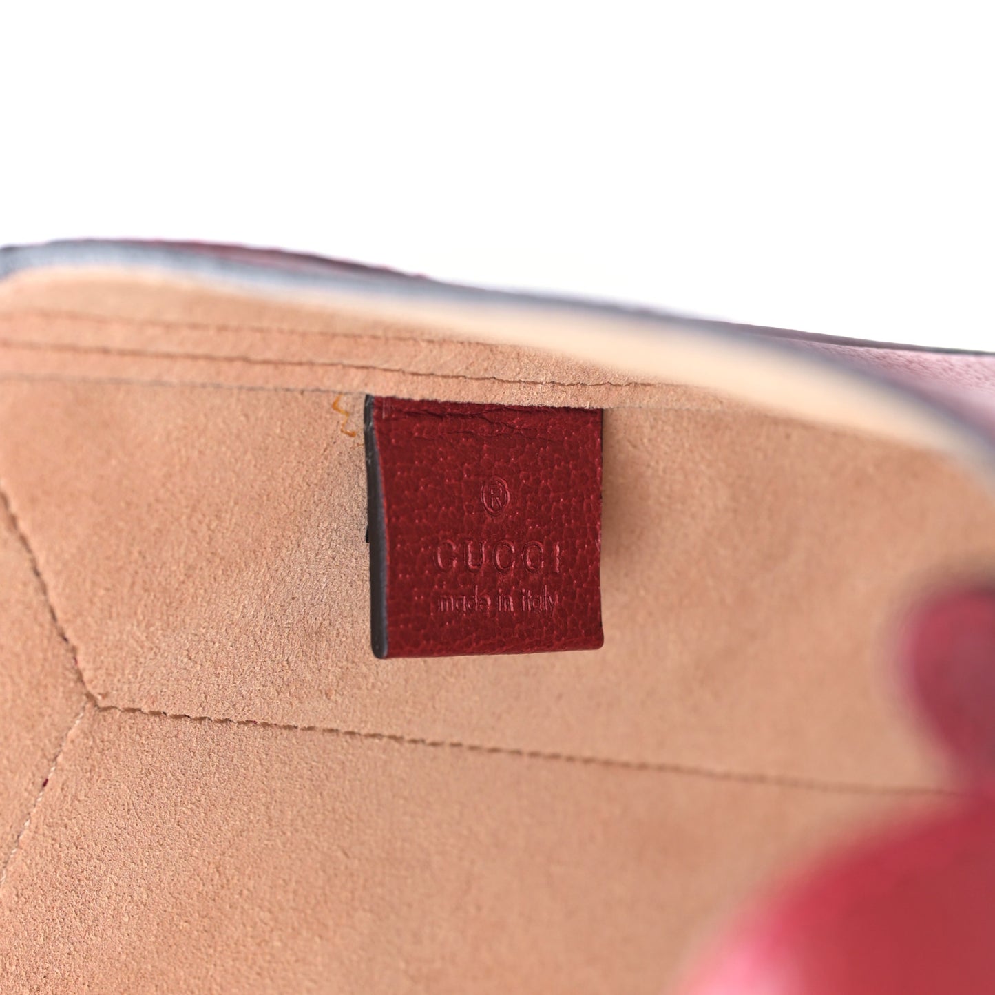 GG Supreme Monogram Flora Web Large Ophidia Tote Red