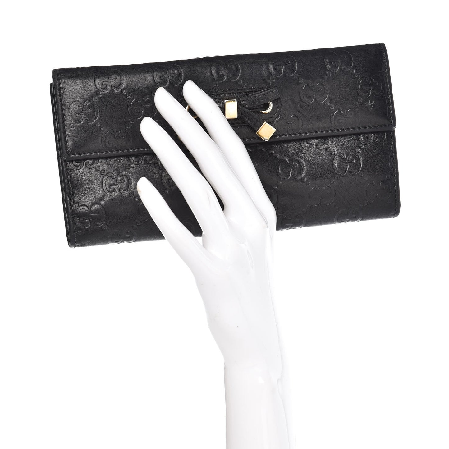 Guccissima Princy Continental Wallet Black