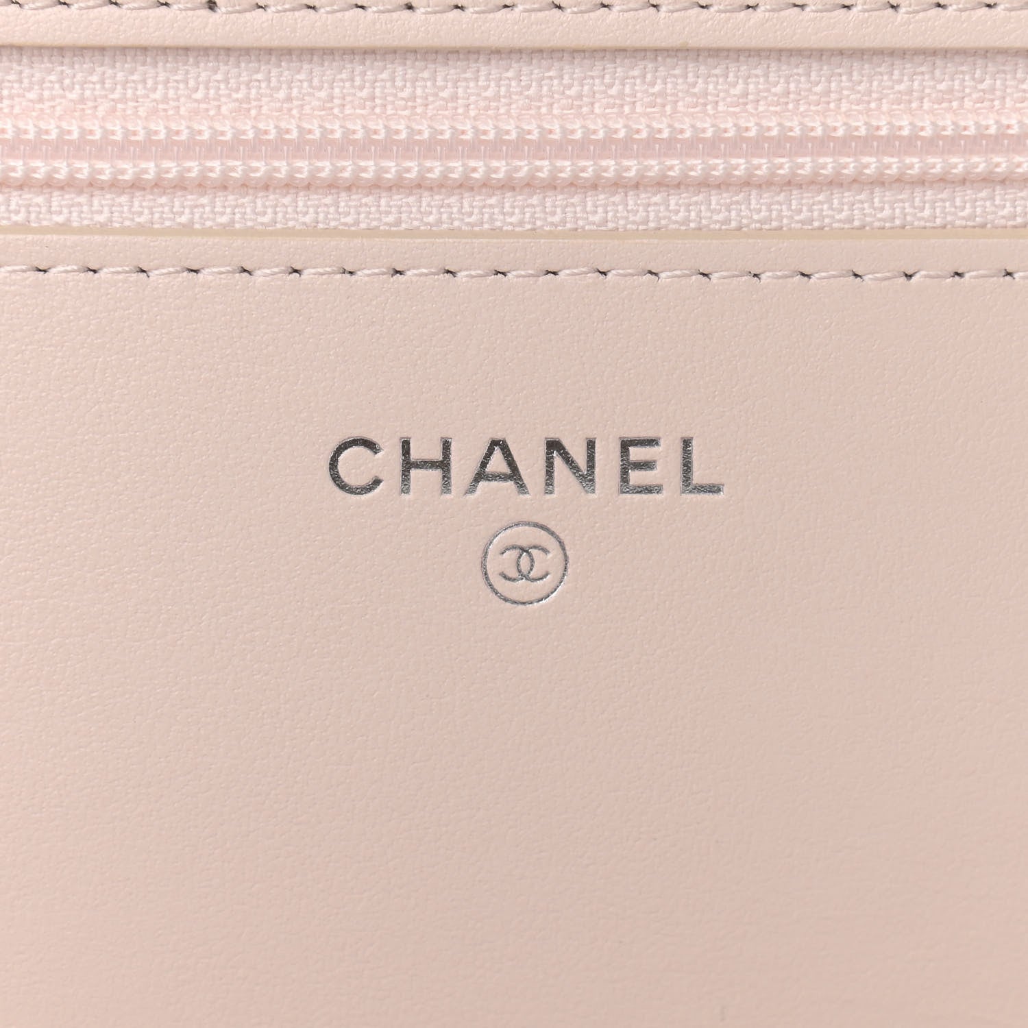 Chanel Caviar Quilted Vintage Mademoiselle Wallet On Chain WOC Beige 6 of 10