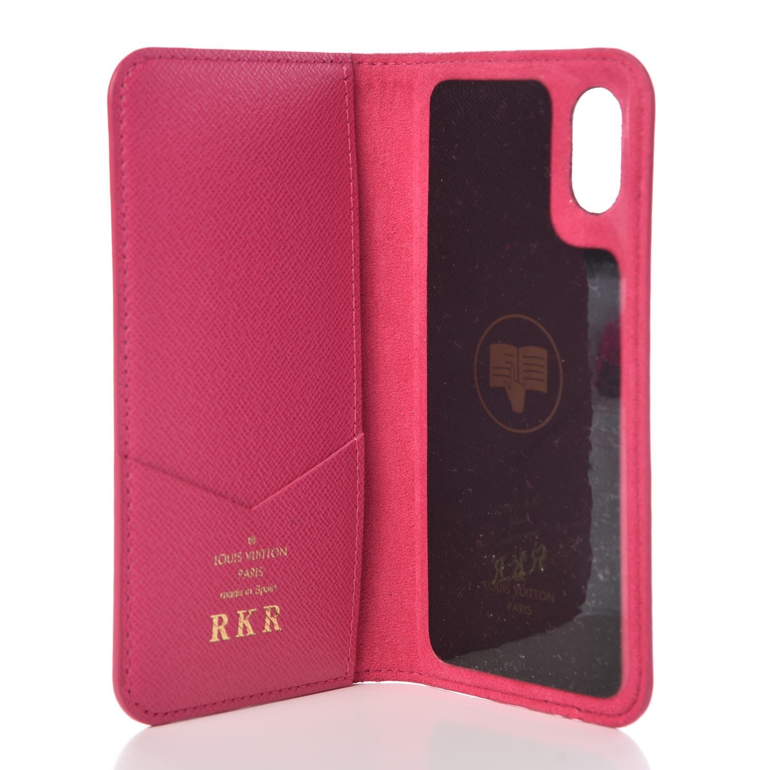 Louis Vuitton Monogram iPhone X Folio Case Rose Pop 5 of 7