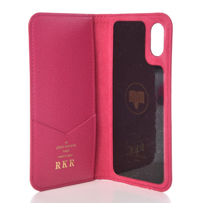 Louis Vuitton Monogram iPhone X Folio Case Rose Pop 5 of 7