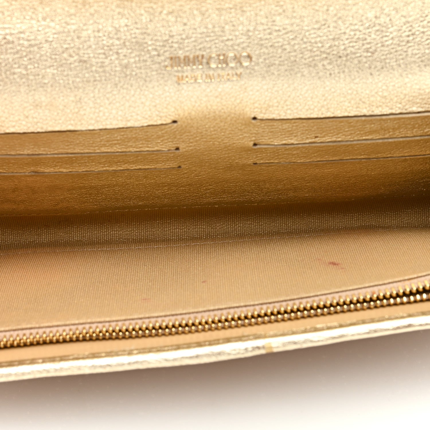 Jimmy Choo Coarse Glitter Margot Clutch Nude 5 of 9