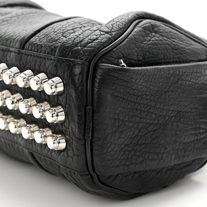 Alexander Wang Pebbled Lambskin Mini Rockie Black Rhodium Hardware 9 of 10