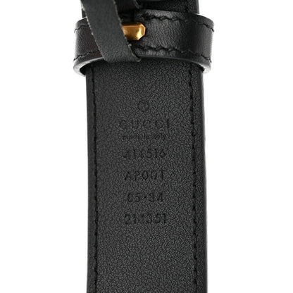 Gucci Calfskin Double G 30mm Belt 85 34 Black 4 of 9