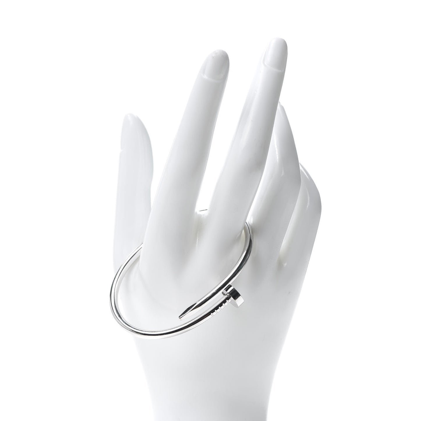 18K White Gold Juste Un Clou Bracelet 17