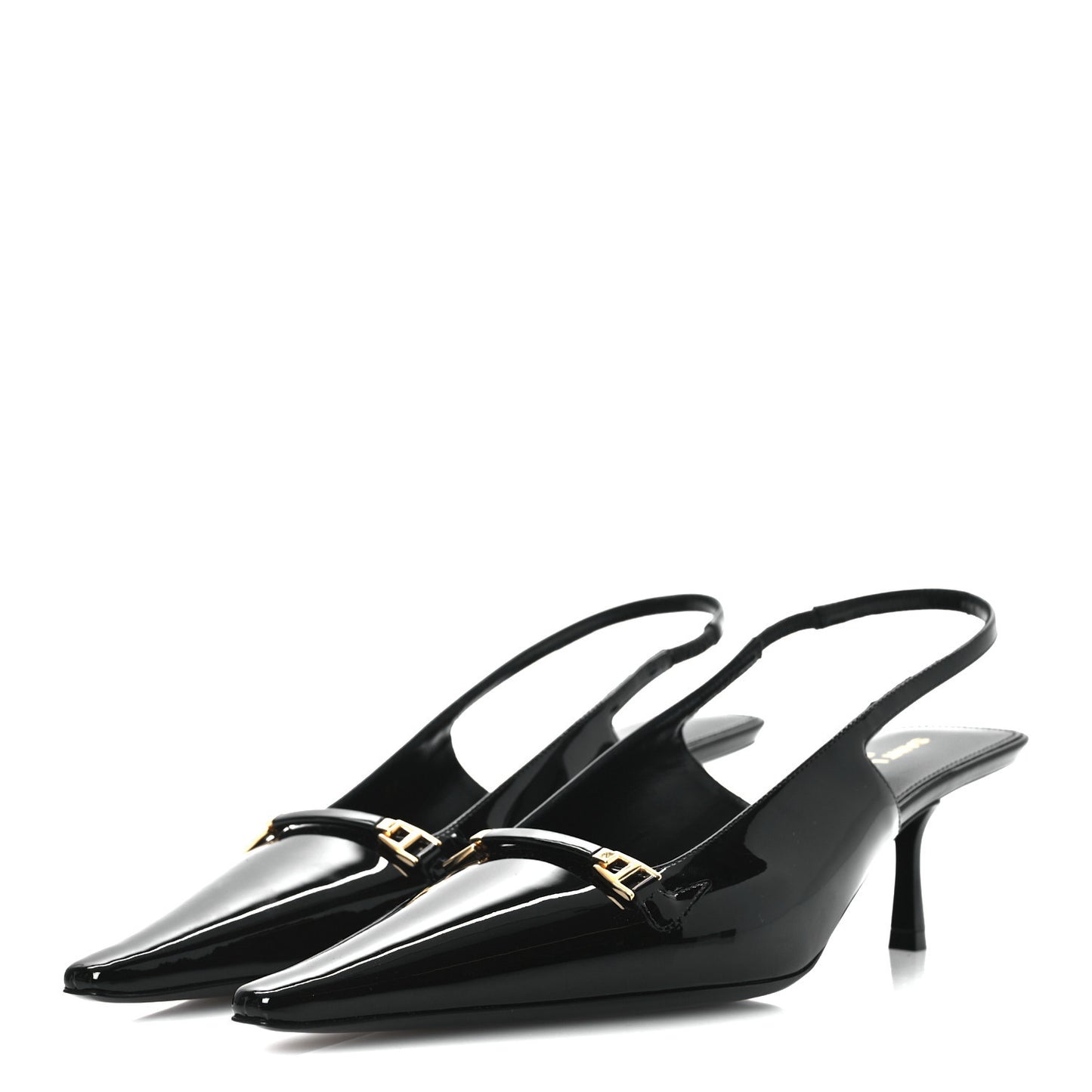 Patent Carine 55 Slingback Pumps 37 Black