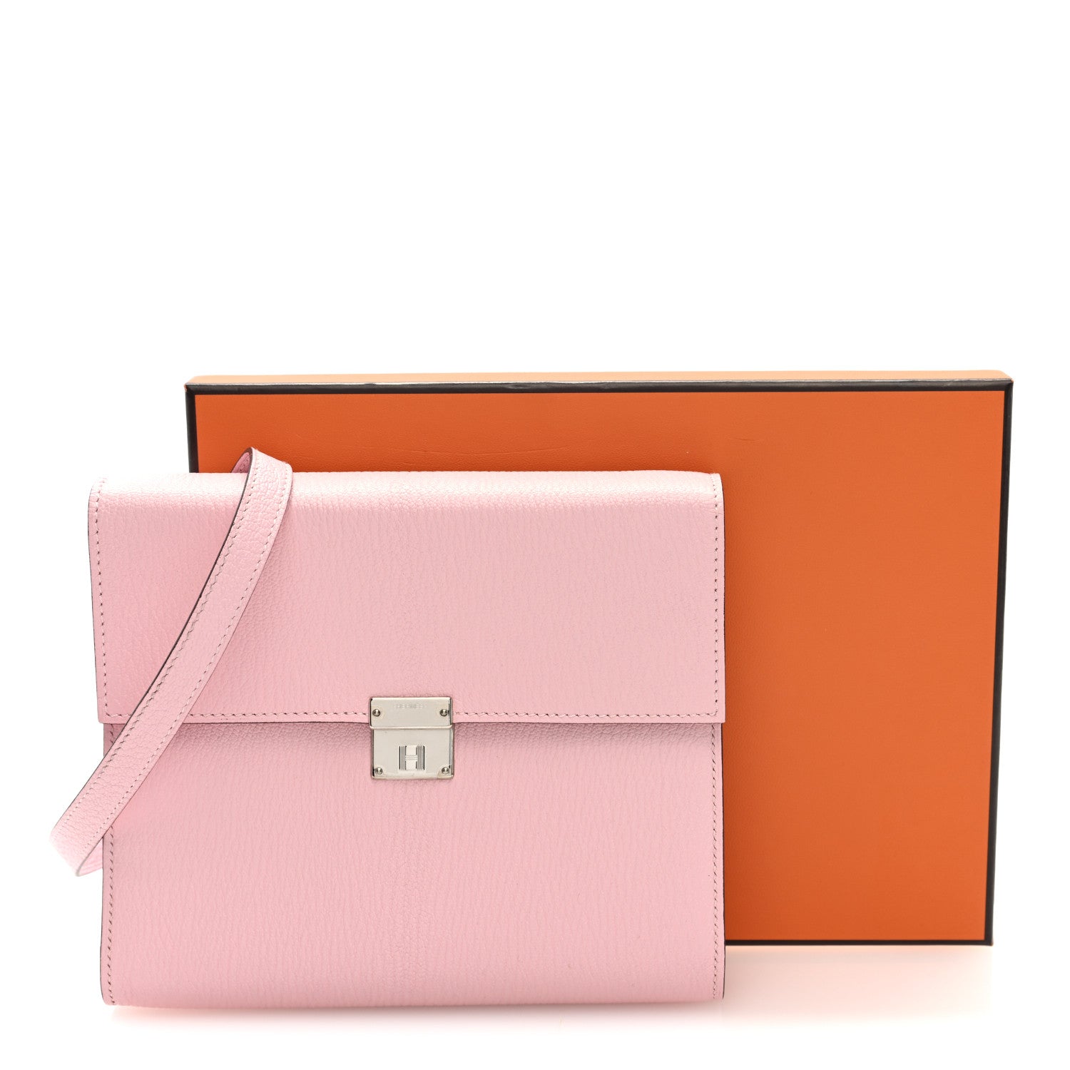 Hermes Chevre Mysore Clic 16 Wallet Rose Sakura 11 of 11