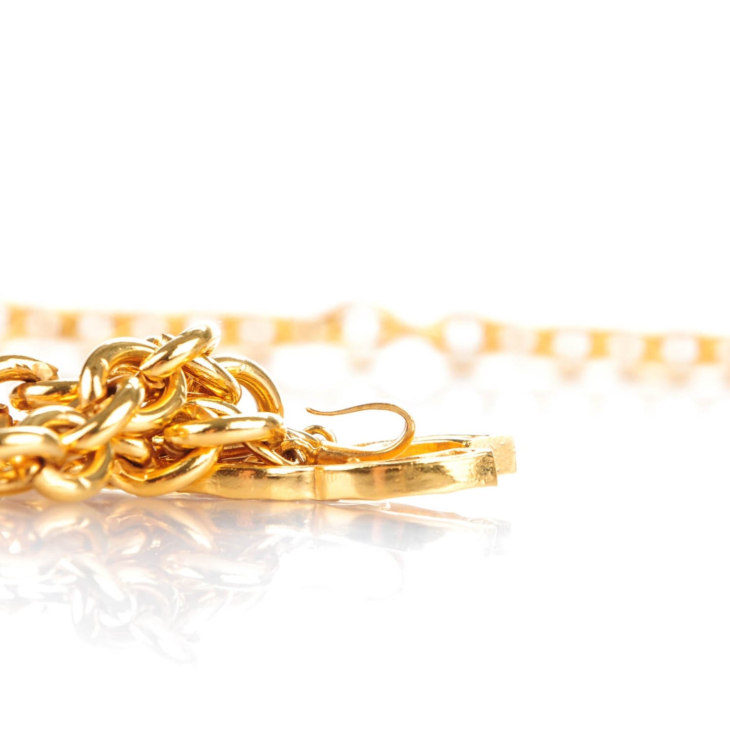 Chain CC Belt Gold