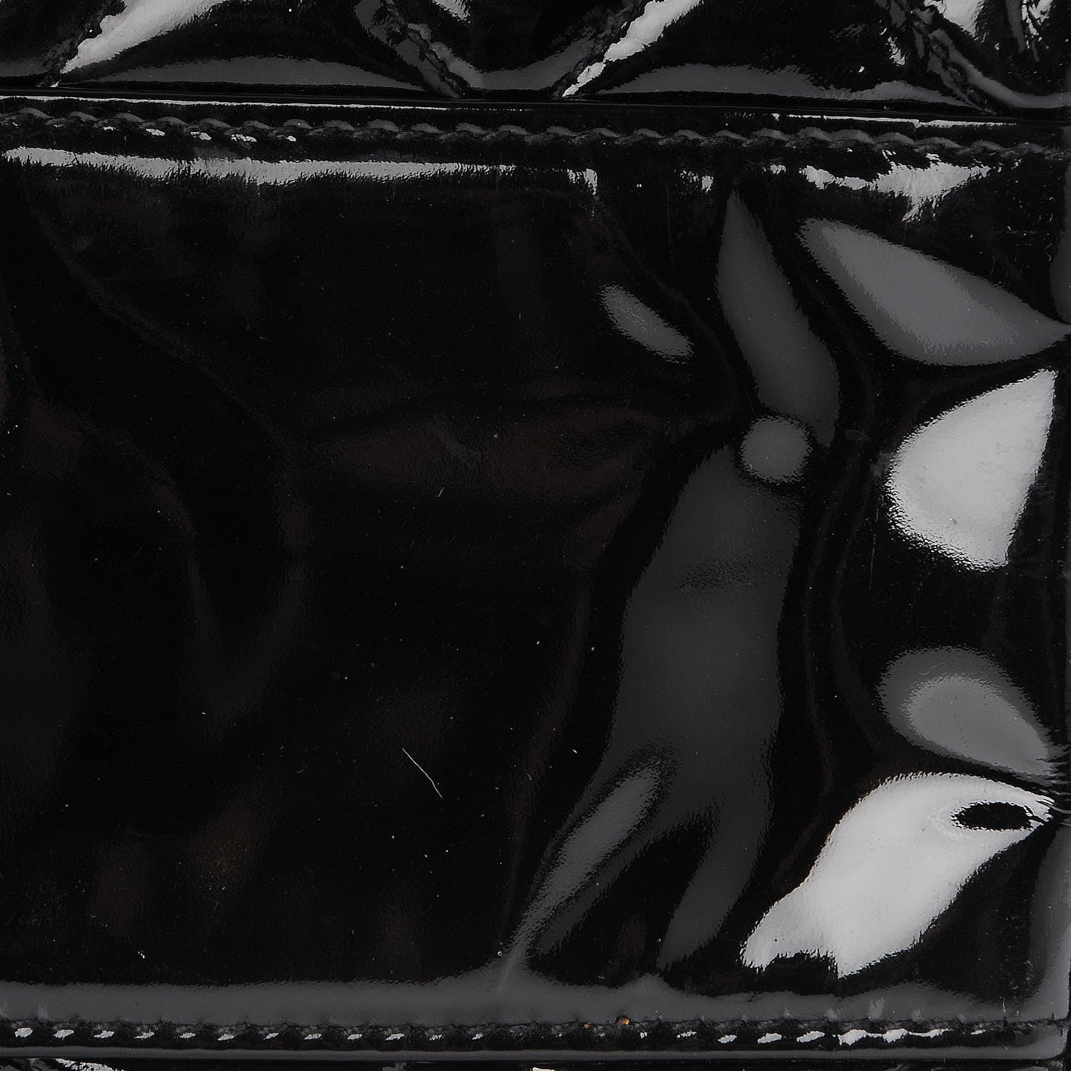 Chanel Patent Quilted Shoulder Bag Black 13 of 13