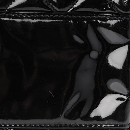Chanel Patent Quilted Shoulder Bag Black 13 of 13