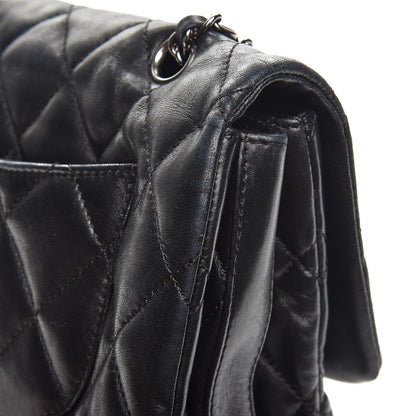 Chanel Lambskin Quilted Maxi 3 Flap Black 16 of 16