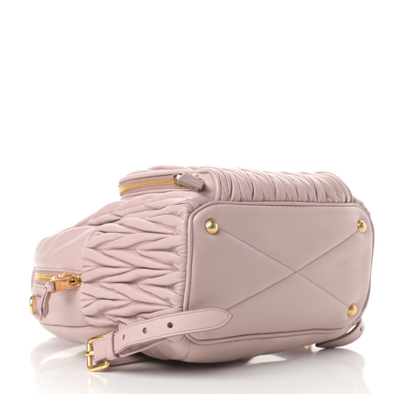 Miu Miu Nappa Matelasse Backpack Mughetto 4 of 13