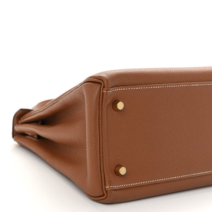 Hermes Togo Kelly Retourne 28 Gold 9 of 12