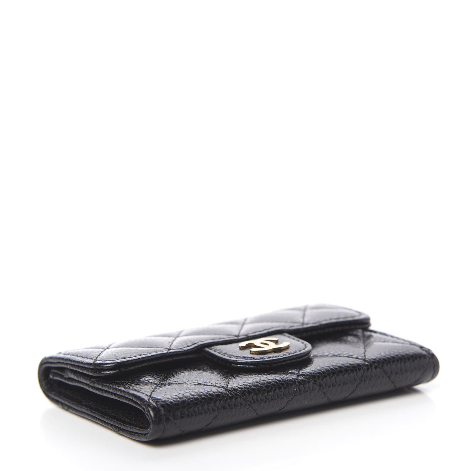 Chanel Caviar Quilted Flap Card Holder Black 4 of 8