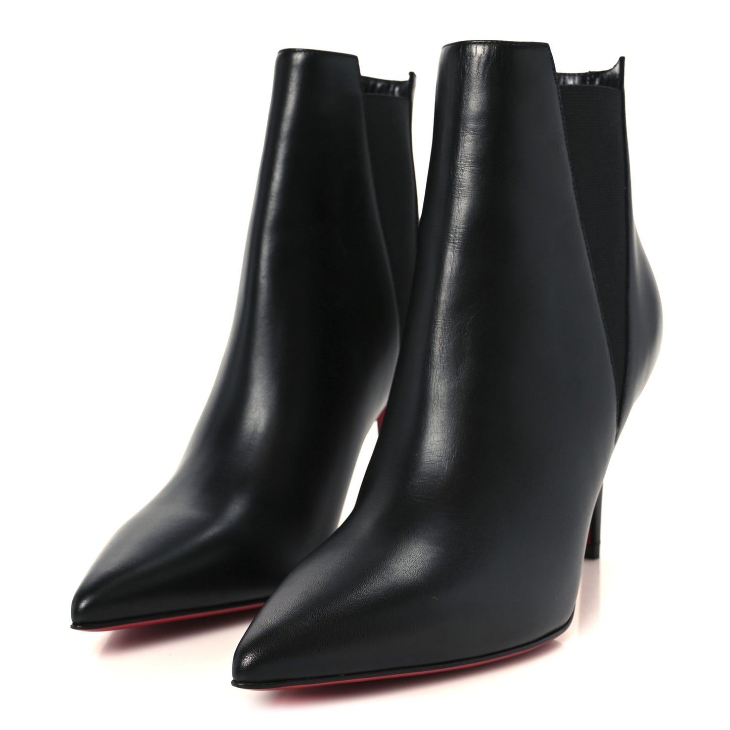Calfskin Astribooty 85 Ankle Boots 37.5 Black