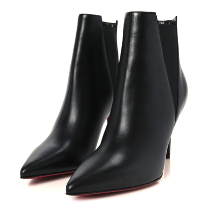 Christian Louboutin Calfskin Astribooty 85 Ankle Boots 37.5 Black 4 of 10