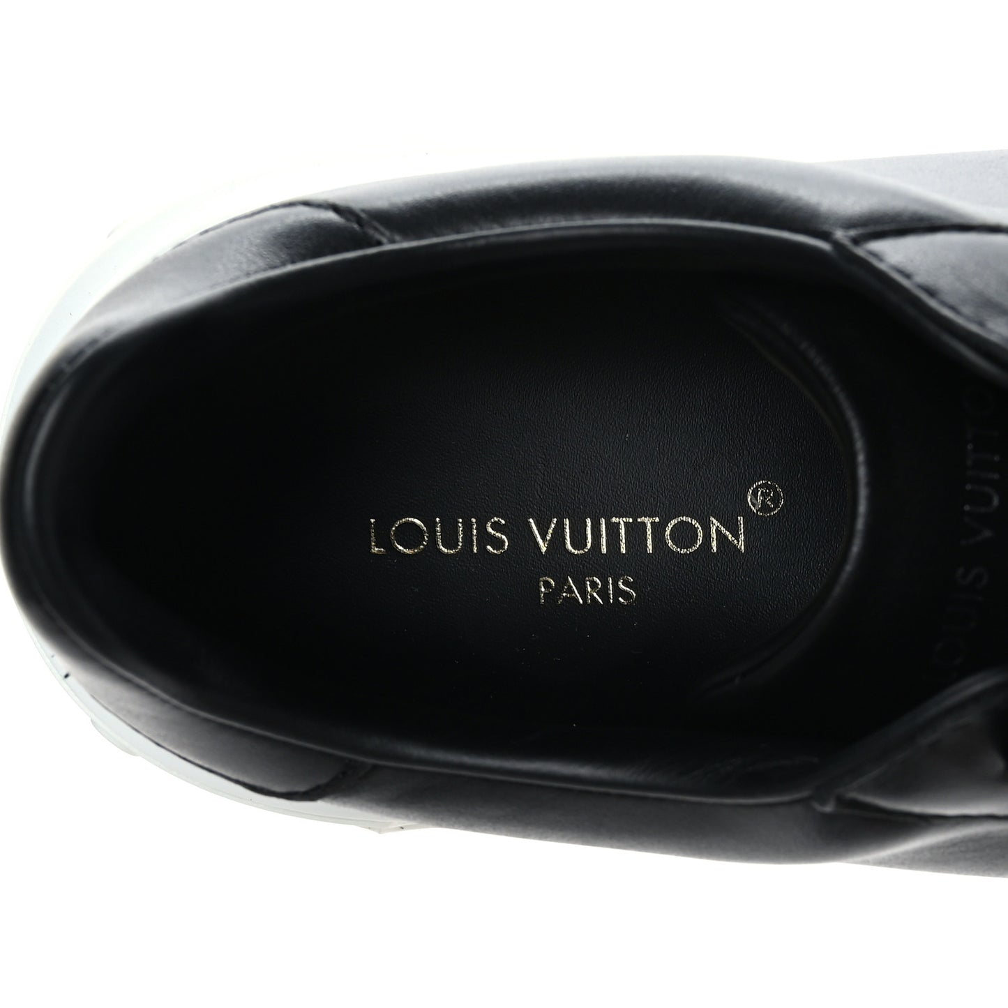 Calfskin Time Out Sneakers 38 Black