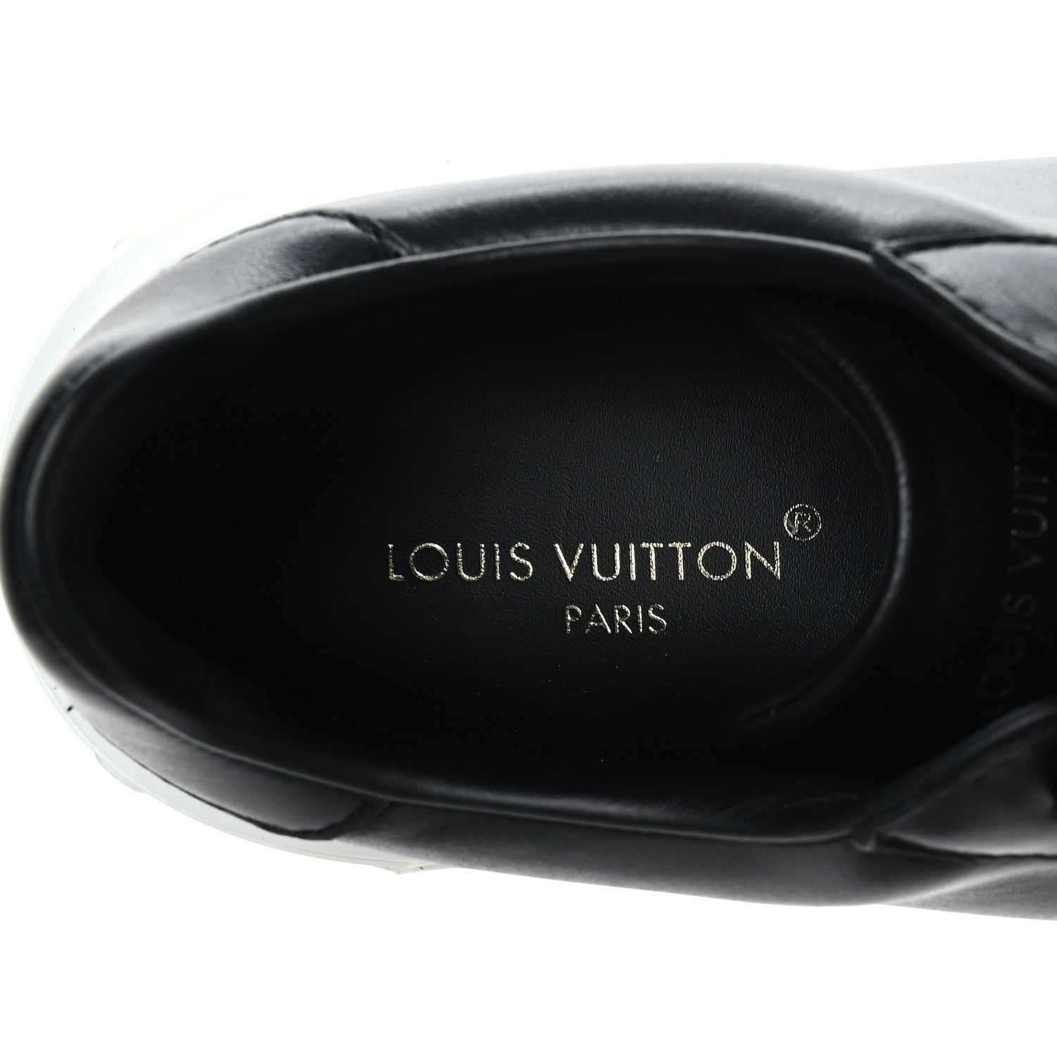 Louis Vuitton Calfskin Time Out Sneakers 38 Black 8 of 8