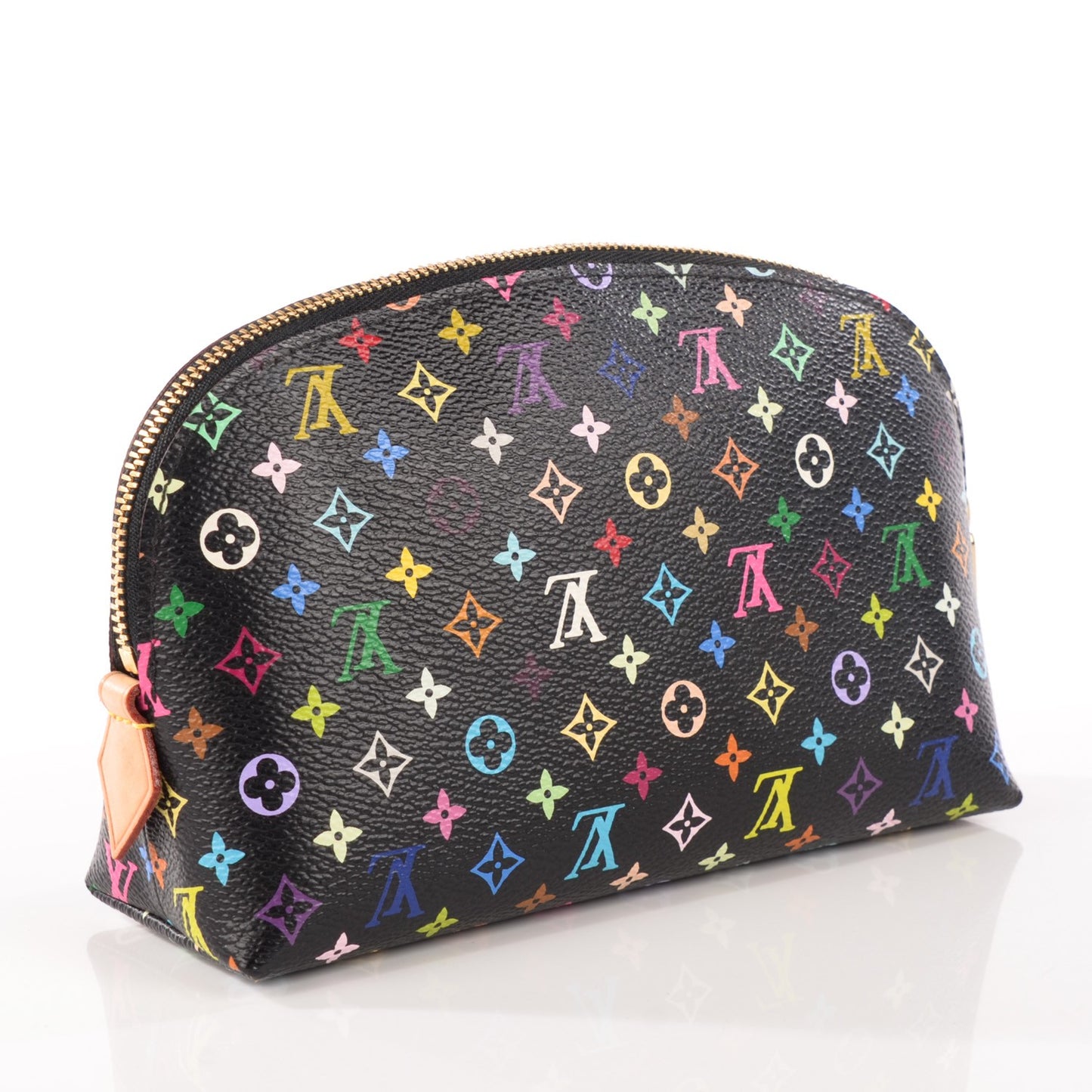 Monogram Multicolor Cosmetic Pouch Black Grenade
