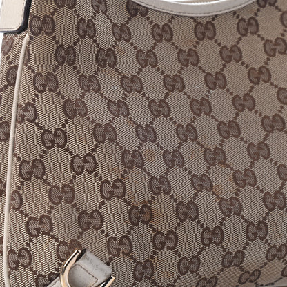 Gucci Monogram Medium Abbey D Ring Hobo Off White 10 of 12