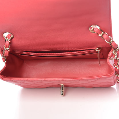 Chanel Caviar Quilted Mini Rectangular Flap Dark Pink 5 of 10