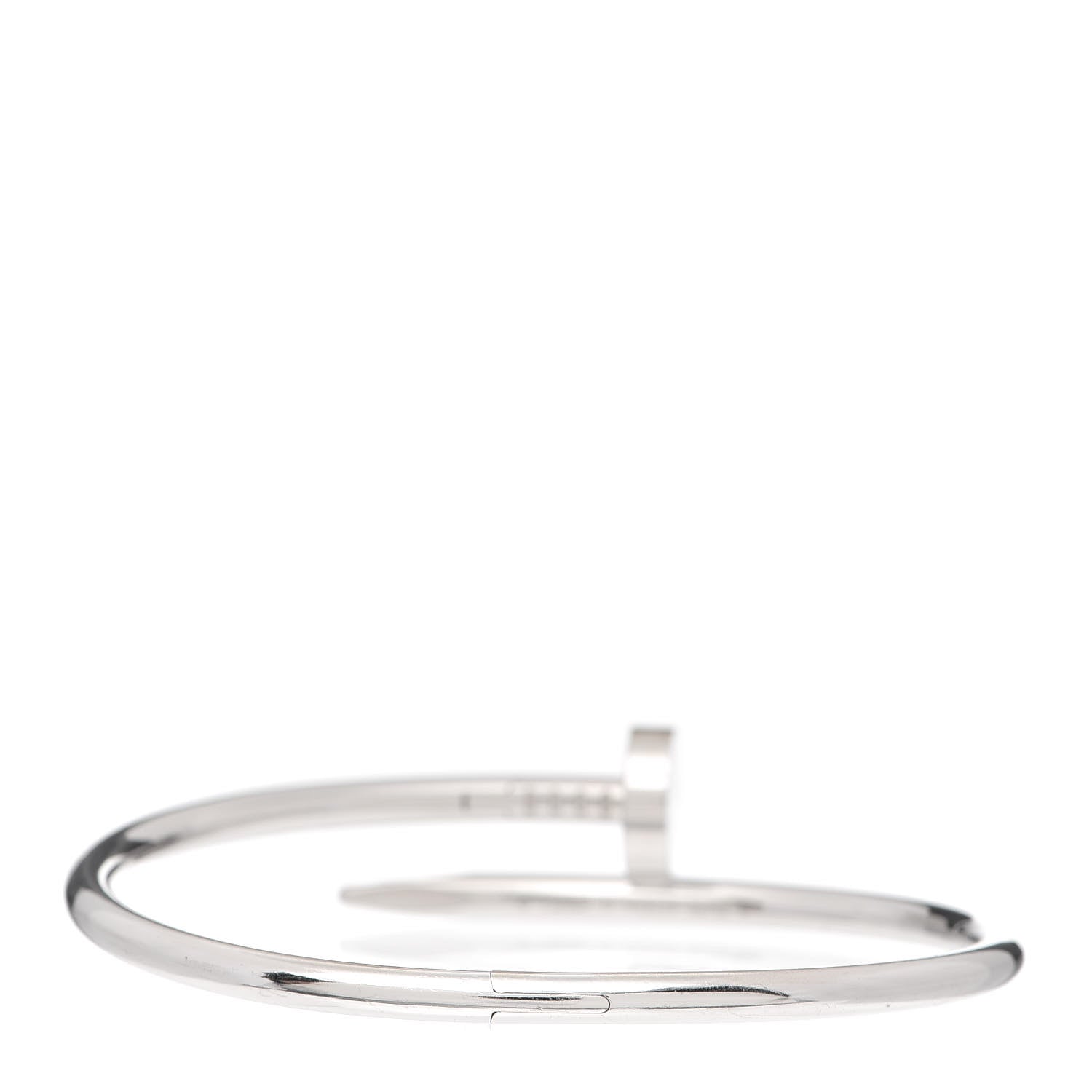Cartier 18K White Gold Juste Un Clou Bracelet 17 3 of 7