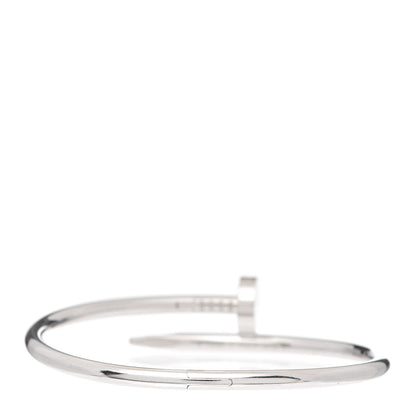 Cartier 18K White Gold Juste Un Clou Bracelet 17 3 of 7