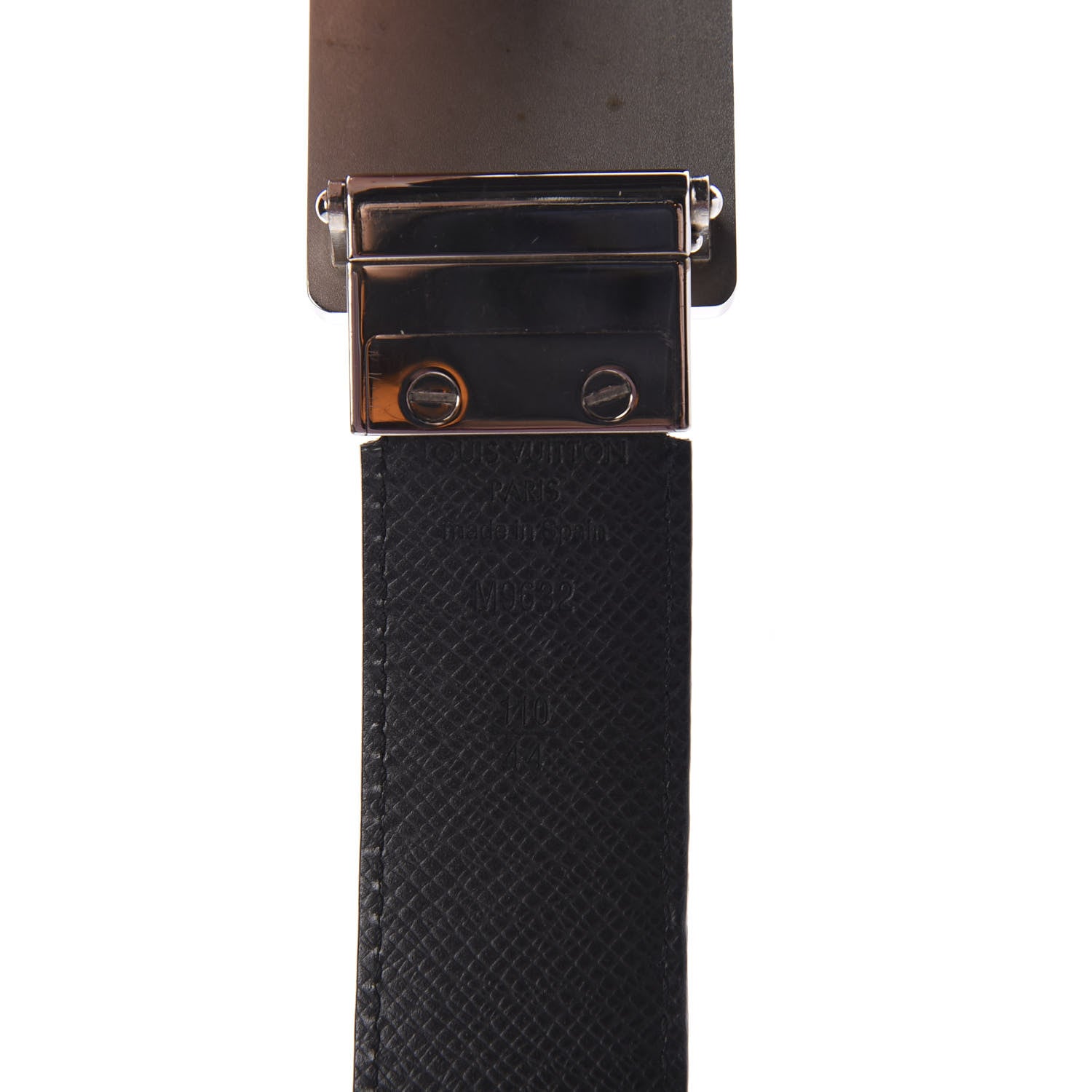 Louis Vuitton Damier Graphite 35mm LV Inventeur Reversible Belt 110 44 4 of 4