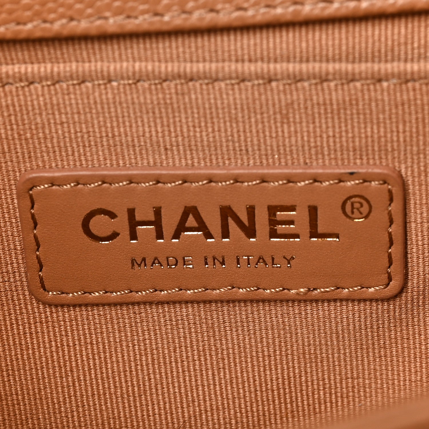 Chanel Caviar Quilted Small Boy Flap Brown 6 of 9