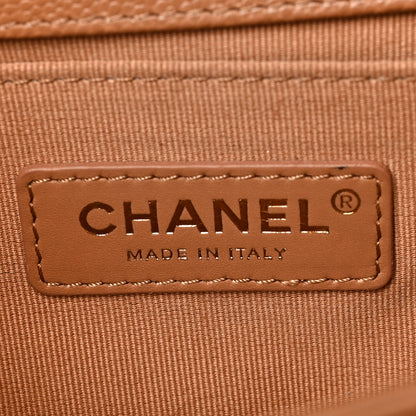 Chanel Caviar Quilted Small Boy Flap Brown 6 of 9