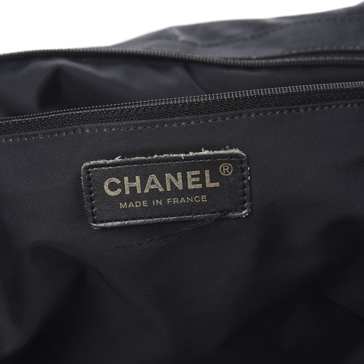 Nylon Large Travel Tote Black