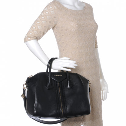 Givenchy Calfskin Medium Zipper Antigona Black 2 of 8