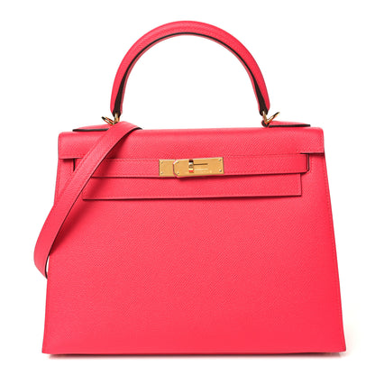 Hermes Epsom Kelly Sellier 28 Rose Extreme 1 of 11